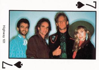 1990 The Best of Country Music Playing Cards #7♠ Highway 101 Front