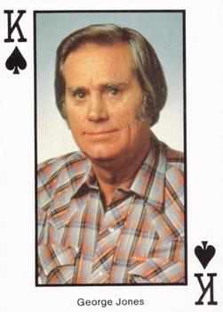 1990 The Best of Country Music Playing Cards #K♠ George Jones Front