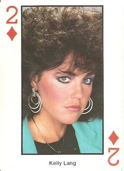 1990 The Best of Country Music Playing Cards #2♦ Kelly Lang Front