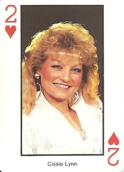 1990 The Best of Country Music Playing Cards #2♥ Cissie Lynn Front
