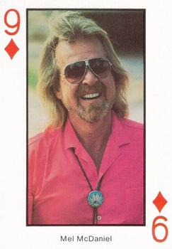 1990 The Best of Country Music Playing Cards #8♦ Mel McDaniel Front