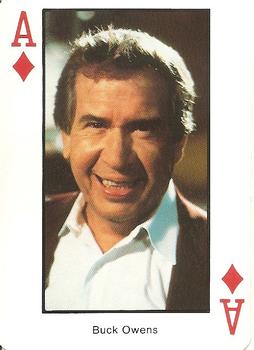 1990 The Best of Country Music Playing Cards #A♦ Buck Owens Front