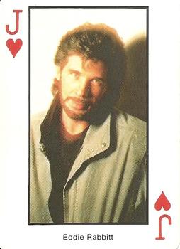 1990 The Best of Country Music Playing Cards #J♥ Eddie Rabbitt Front