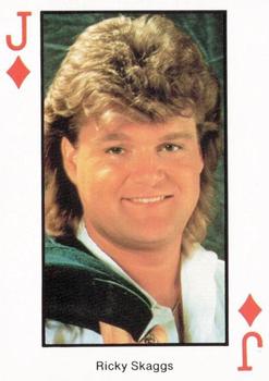 1990 The Best of Country Music Playing Cards #J♦ Ricky Skaggs Front