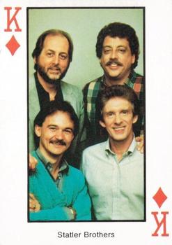 1990 The Best of Country Music Playing Cards #K♦ The Statler Brothers Front