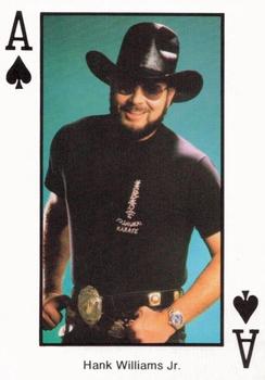 1990 The Best of Country Music Playing Cards #A♠ Hank Williams, Jr. Front
