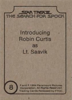 1984 FTCC Star Trek III: The Search for Spock #8 Introducing Robin Curtis as Lt. Saavik Back