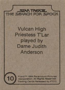 1984 FTCC Star Trek III: The Search for Spock #10 Vulkan High Priestess T'Lar played by Dame Judith Anderson Back