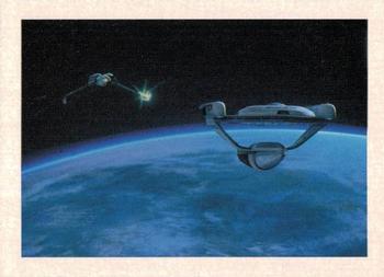 1984 FTCC Star Trek III: The Search for Spock #34 Uncloaking itself, Kruge's Klingon ship fires on the Grissom Front