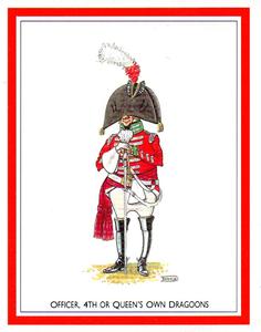 1994 Victoria Gallery Caricatures of the British Army 2nd Series #3 Officer 4th or Queen's Own Dragoons Front
