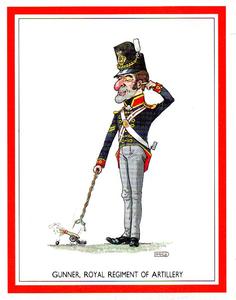 1994 Victoria Gallery Caricatures of the British Army 2nd Series #4 Gunner Royal Regiment of Artillery Front
