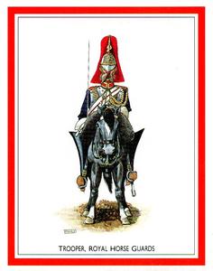 1994 Victoria Gallery Caricatures of the British Army 2nd Series #7 Trooper Royal Horse Guards Front