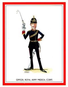 1994 Victoria Gallery Caricatures of the British Army 2nd Series #18 Officer Royal Army Medical Corps Front