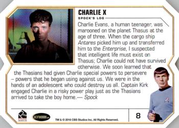 2016 Rittenhouse Star Trek The Original Series 50th Anniversary #8 Charlie X Back