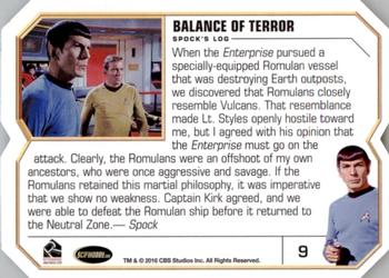 2016 Rittenhouse Star Trek The Original Series 50th Anniversary #9 Balance of Terror Back