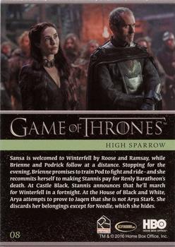 2016 Rittenhouse Game of Thrones Season 5 #8 High Sparrow Back
