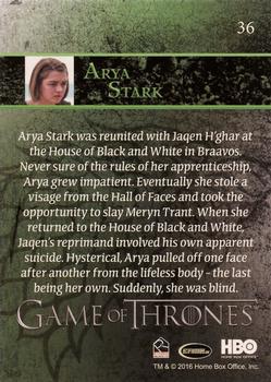 2016 Rittenhouse Game of Thrones Season 5 #36 Arya Stark Back