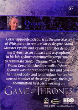 2016 Rittenhouse Game of Thrones Season 5 #67 Qyburn Back