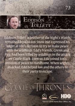 2016 Rittenhouse Game of Thrones Season 5 #73 Eddison Tollett Back