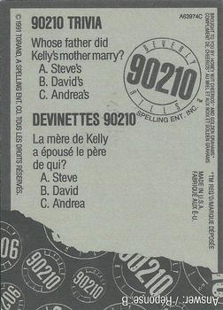 1991 Cheerios/Golden Grahams Beverly Hills 90210 #NNO Kelly Back