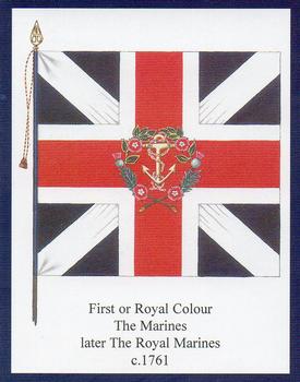 2008 Regimental Colours : The Royal Marines 2nd Series #1 First or King's Colour The Marines c.1761 Front