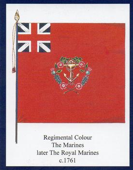 2008 Regimental Colours : The Royal Marines 2nd Series #2 Regimental Colour The Marines c.1761 Front