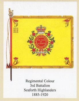 2006 Regimental Colours : Seaforth Highlanders (Ross-shire Buffs, The Duke of Albany's) 1st Series #3 Regimental Colour 3rd Battalion 1885-1920 Front