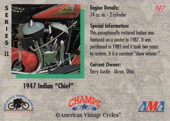 1992-93 Champs American Vintage Cycles - Prototypes #147 1941 Indian 