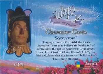 2007 The Wizard of Oz Collector Series II - Characters #CC4 Scarecrow Back