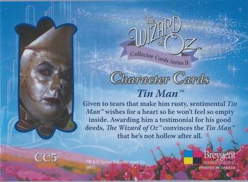 2007 The Wizard of Oz Collector Series II - Characters #CC5 Tin Man Back