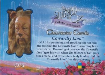 2007 The Wizard of Oz Collector Series II - Characters #CC6 Cowardly Lion Back