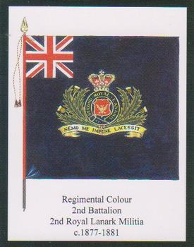 2009 Regimental Colours : The Cameronians (Scottish Rifles) #3 Regimental Colour Militia c.1877-1881 Front
