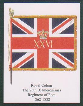 2009 Regimental Colours : The Cameronians (Scottish Rifles) #4 Royal Colour 26th Foot 1862-1882 Front