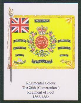 2009 Regimental Colours : The Cameronians (Scottish Rifles) #5 Regimental Colour 26th Foot 1862-1882 Front