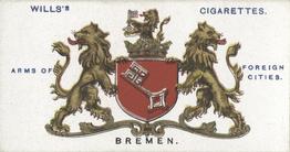 1912 Wills's Arms of Foreign Cities #4 Bremen Front