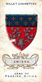 1912 Wills's Arms of Foreign Cities #7 Ameins Front