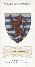 1912 Wills's Arms of Foreign Cities #11 Luxemburg Front