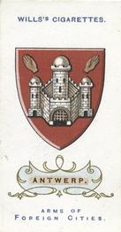 1912 Wills's Arms of Foreign Cities #18 Antwerp Front