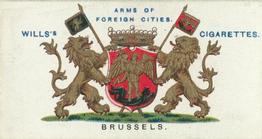 1912 Wills's Arms of Foreign Cities #28 Brussels Front