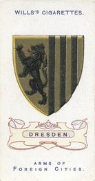 1912 Wills's Arms of Foreign Cities #31 Dresden Front