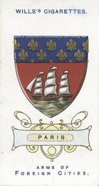 1912 Wills's Arms of Foreign Cities #32 Paris Front