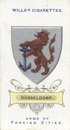 1912 Wills's Arms of Foreign Cities #44 Dusseldorf Front