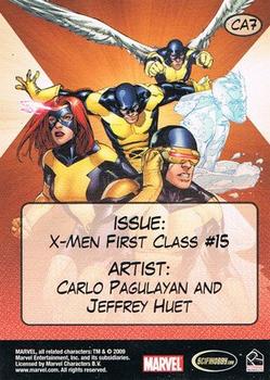 2009 Rittenhouse X-Men Archives - Ready for Action #CA7 X-Men First Class #15 Back
