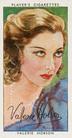 1938 Player's Film Stars Third Series #17 Valerie Hobson Front