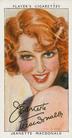 1938 Player's Film Stars Third Series #26 Jeanette MacDonald Front
