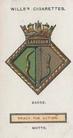 1925 Wills's Ships’ Badges #46 Laburnum, Sloop Front