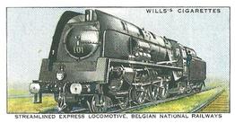 1936 Wills's Railway Engines #21 Streamlined Express Locomotive Front