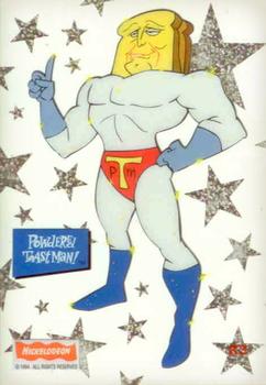 1995 Dynamic Marketing The Ren & Stimpy Show - Kitty Glitter #K3 Powdered Toastman Front