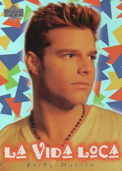1999 Upper Deck Ricky Martin - La Vida Loca Rainbow Foil #L2 Ricky 2 Front