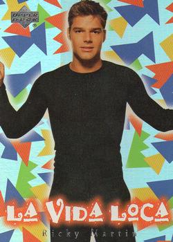 1999 Upper Deck Ricky Martin - La Vida Loca Rainbow Foil #L4 Ricky 4 Front